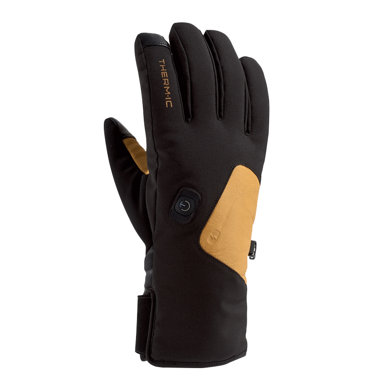 Thin, self-heating gloves