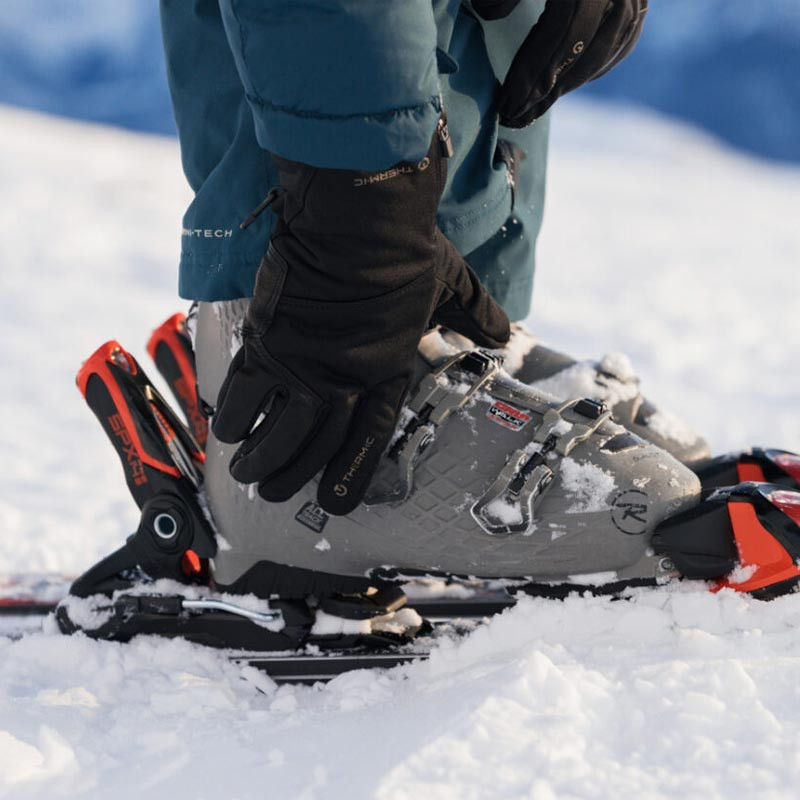 Gants ski femme thermiques tactiles imperméables - Opti Ski